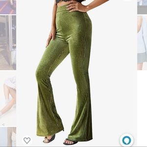 Ribbed Flare Pants